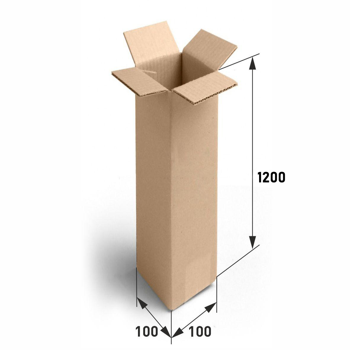 Картонный тубус 100x100x1200 мм