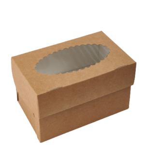 Упаковка для маффинов Muffin 3 250х100х100 мм