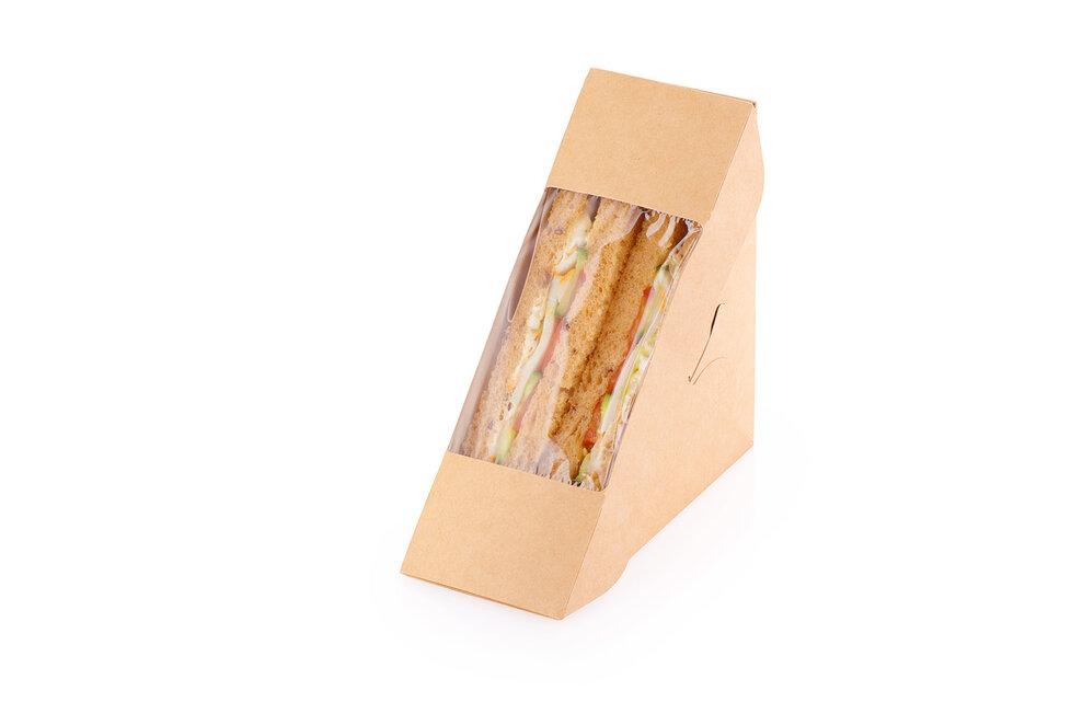 Упаковка для сандвича OSQ SANDWICH 60, 126x126x61 мм