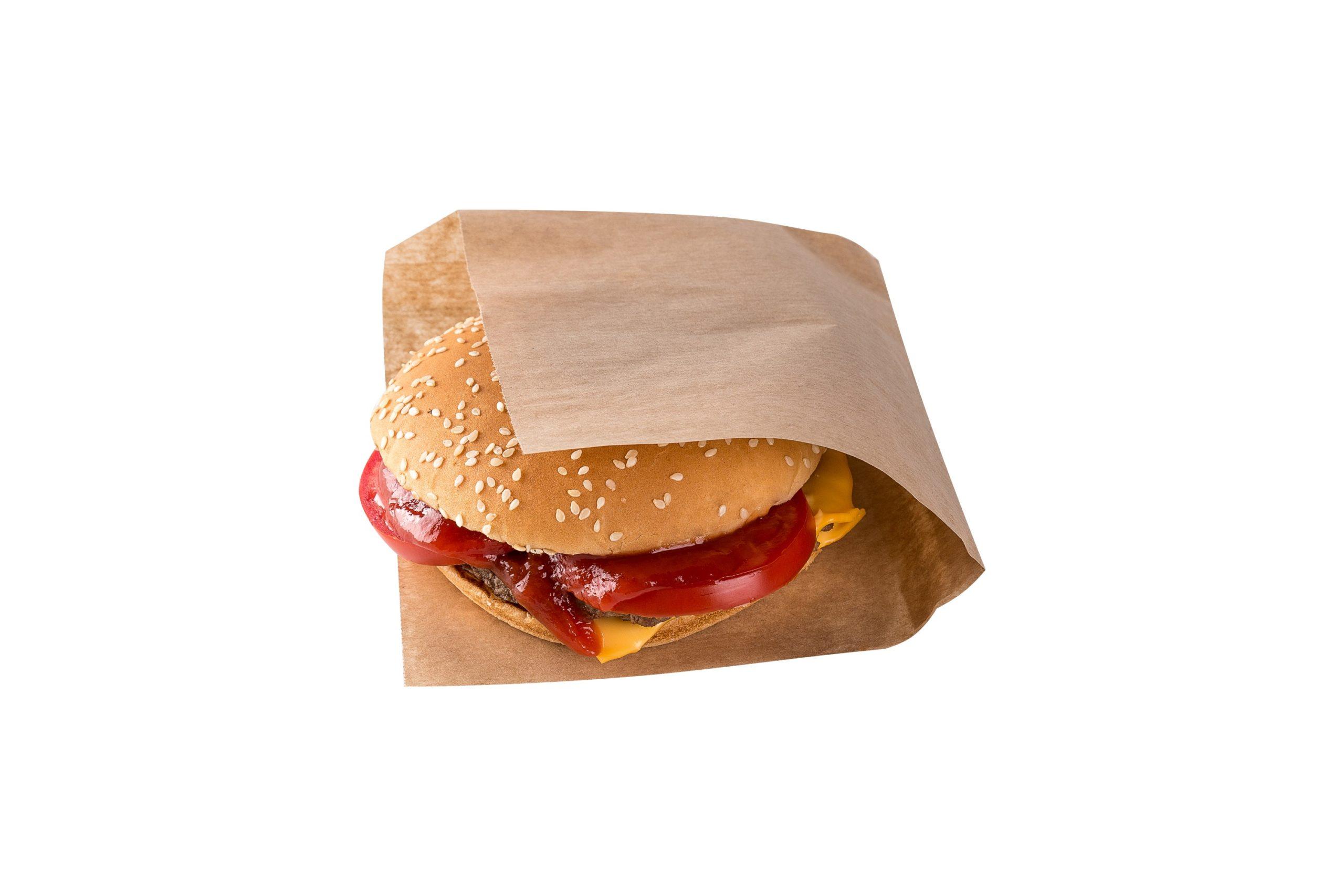 Бумажные уголки OSQ SANDWICH BAG M для бургеров и сэндвичей