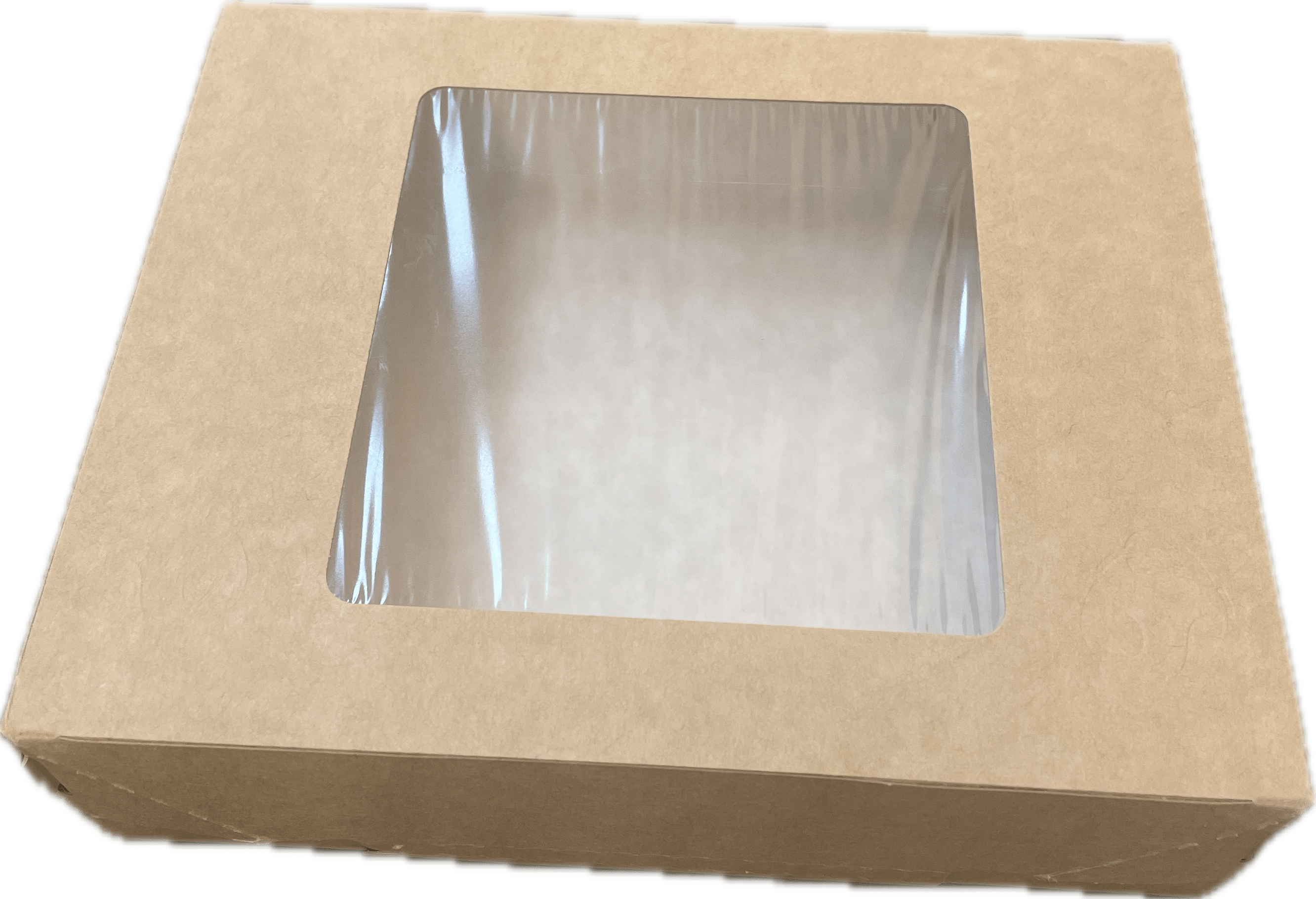 Коробка с окном 175х140х50 мм, отрывная лента