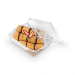 Крышка к контейнеруOSQ OpSalad 500 175х130х13,5 мм