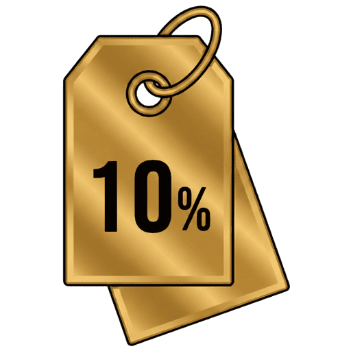 скидка на упаковку 10%